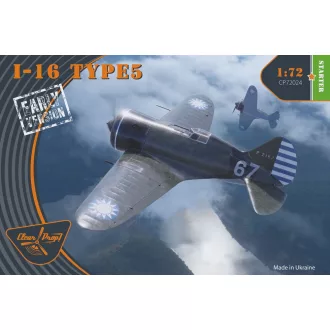   Clear Prop Models I-16 type 5 (early version) 1:72 repülő makett
