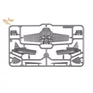 Clear Prop Models I-16 type 5 (early version) 1:72 repülő makett