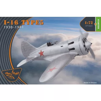   Clear Prop Models I-16 type 5 (1938-1941) 1:72 repülő makett