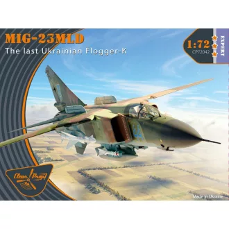   Clear Prop Models MiG-23MLD The last Ukrainian Flogger-? 1:72 repülő makett