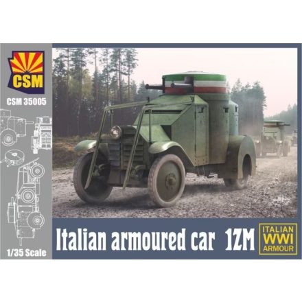 Copper State Models Italian armoured car 1ZM Italian WWI Armour makett
