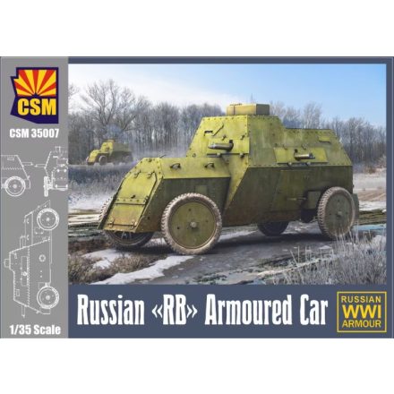 Copper State Models Russian "RB" Armoured Car Russian WWI Armour makett