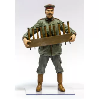   Copper State Models German Aerodrome Personnel w/ Grenades Crate WWI makett