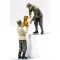 Copper State Models German Aerodrome Personnel Bomb Loading Team WWI makett