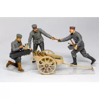   Copper State Models German Aerodrome Personnel Ordnance Team w/Cart WWI makett
