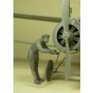 Copper State Models RFC Air Mechanic Checking Aeroplane WWI makett
