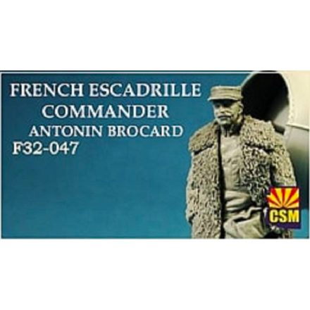 Copper State Models French Escadrille Commander Antonin Brocard WWI makett