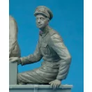 Copper State Models British RNAS Armoured Car Division Seated Crewman makett