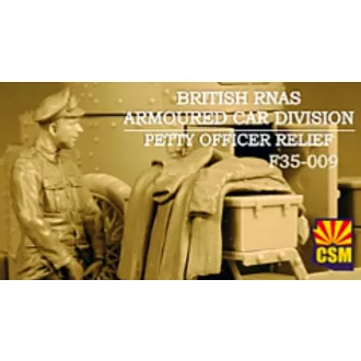   Copper State Models British RNAS Armoured Car Division Petty Officer Relief makett