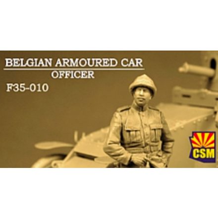 Copper State Models Belgian Armoured Car Officer makett