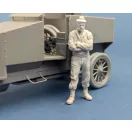 Copper State Models French Marine Armoured Car Standing Crewman makett