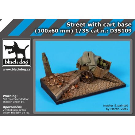Black Dog Street with cart base
