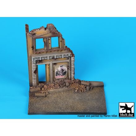 Black Dog House ruin base (150x100 mm)