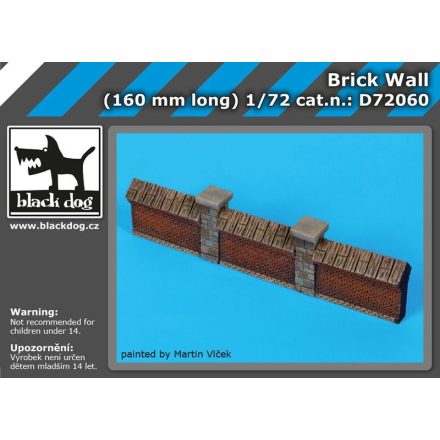 Black Dog Brick wall