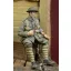 D-DAY miniature studio WWI British Infantryman sitting on a case