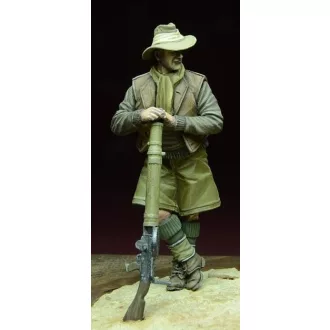   D-DAY miniature studio LRDG Soldier with Lewis Gun North Africa 1940-43