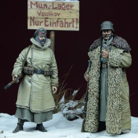 D-DAY miniature studio WWI German Guards, Winter 1914-18