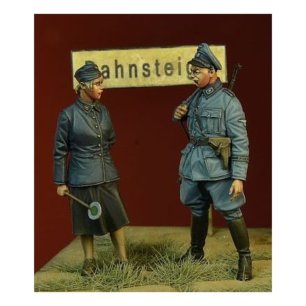 D-DAY miniature studio WWII Reichsbahn Personnel 1939-45
