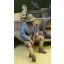 D-DAY miniature studio WWI Anzac soldier seating, 1915-18