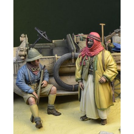 D-DAY miniature studio WWI Anzac soldier & Arab Warrior 1915-18