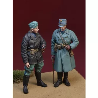 D-DAY miniature studio WWII Dutch Officers Holland 1940