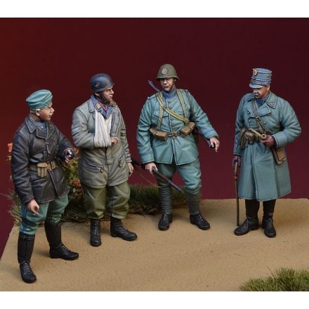 D-DAY miniature studio "For Queen and Country" WWII Dutch Infantry Set Holland 1940