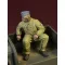 D-DAY miniature studio WWII Luftwaffe Bomber Pilot sitting