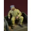 D-DAY miniature studio WWII Luftwaffe Bomber Pilot sitting