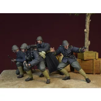   D-DAY miniature studio “De Zwarte Duivels – Black Devils” WWII Dutch Army, Rotterdam 1940
