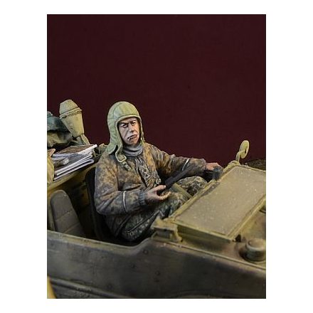 D-DAY miniature studio Waffen SS Schwimmwagen Driver, Ardennes 1944