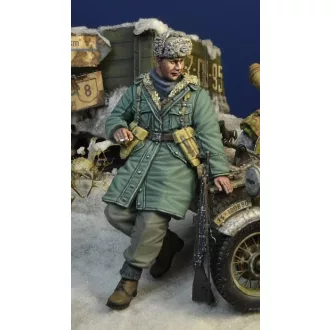   D-DAY miniature studio Waffen SS soldier 2, Hungary, Winter 1945