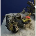 D-DAY miniature studio Zundapp KS 750 Winter Accessories makett
