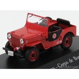  EDICOLA JEEP WILLYS OPEN CORPO DE BOMBEIROS 1969 FIRE ENGINE - VIGILI DEL FUOCO