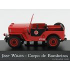 EDICOLA JEEP WILLYS OPEN CORPO DE BOMBEIROS 1969 FIRE ENGINE - VIGILI DEL FUOCO