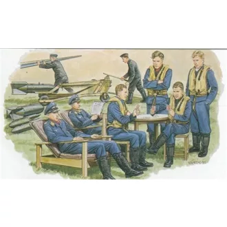   Dragon Luftwaffe Personnel with Equipment - katonai figura készlet