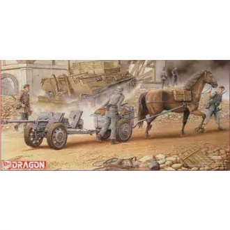   Dragon Horse Drawn 2.8cm sPzB41 AT Gun - katonai figura készlet