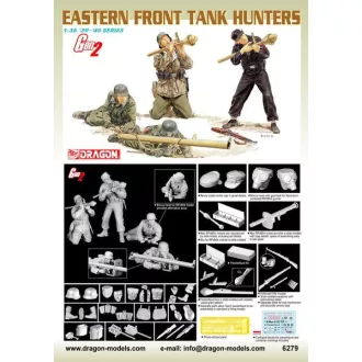 Dragon Eastern Front Tank Hunters - katonai figura készlet