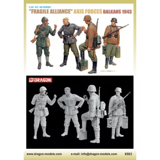   Dragon Fragile Alliance Axis Force (Balkans 1943) - katonai figura készlet