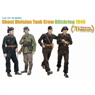   Dragon Ghost Division (7th Panzer Division) Tank Crew (Blitzkrieg 1940) - katonai figura készlet
