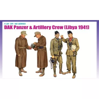   Dragon DAK Panzer & Artillery Crew (Libya 1941) - katonai figura készlet