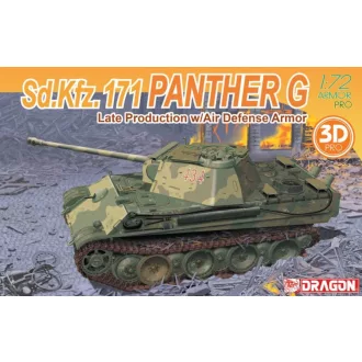   Dragon Sd.Kfz. 171 Panther G Late Production with Air Defence Armor - harckocsi makett