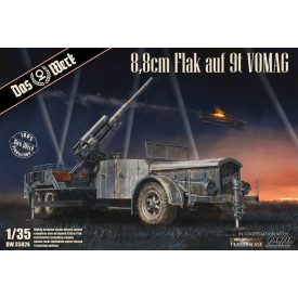 Das Werk 8,8 cm Flak on a 9t VOMAG makett
