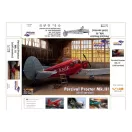 Dora Wings Percival Proctor Mk.III civil registration makett