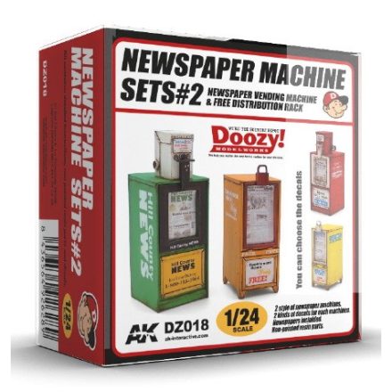 AK NEWSPAPER MACHINE SETS 2.
