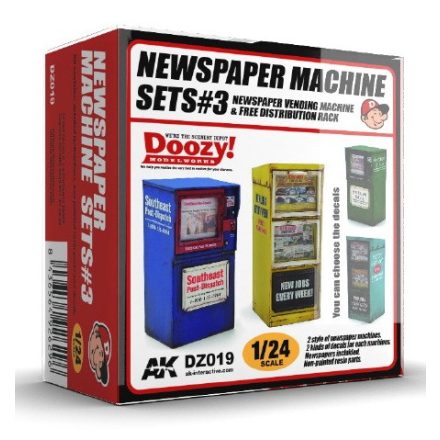 AK NEWSPAPER MACHINE SETS 3.