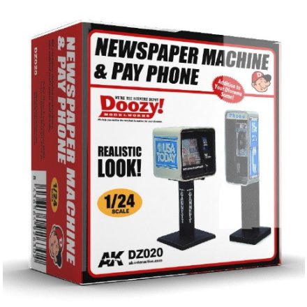 AK NEWSPAPER MACHINE & PAY PHONE