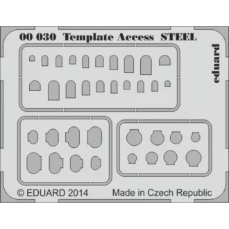 Eduard Template Access STEEL sablon