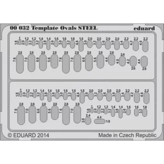 Eduard Template ovls STEEL for tool sablon
