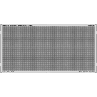 Eduard Mesh 6x6 square STEEL sablon