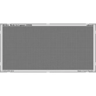 Eduard Mesh 4x4 square STEEL sablon